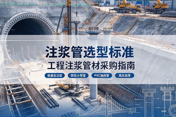 新民注浆管选型标准