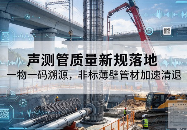 新民声测管质量新规落地，一物一码溯源，非标薄壁管材加速清退