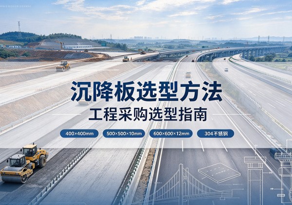 新民沉降板选择方法